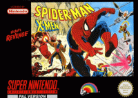 Spiderman X-Men Arcade's Revenge Super Nintendo  box art